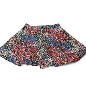 Urban Outfitters Floral Skater Skirt Small